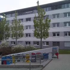Außenansicht der Agentur für Arbeit in Erfurt