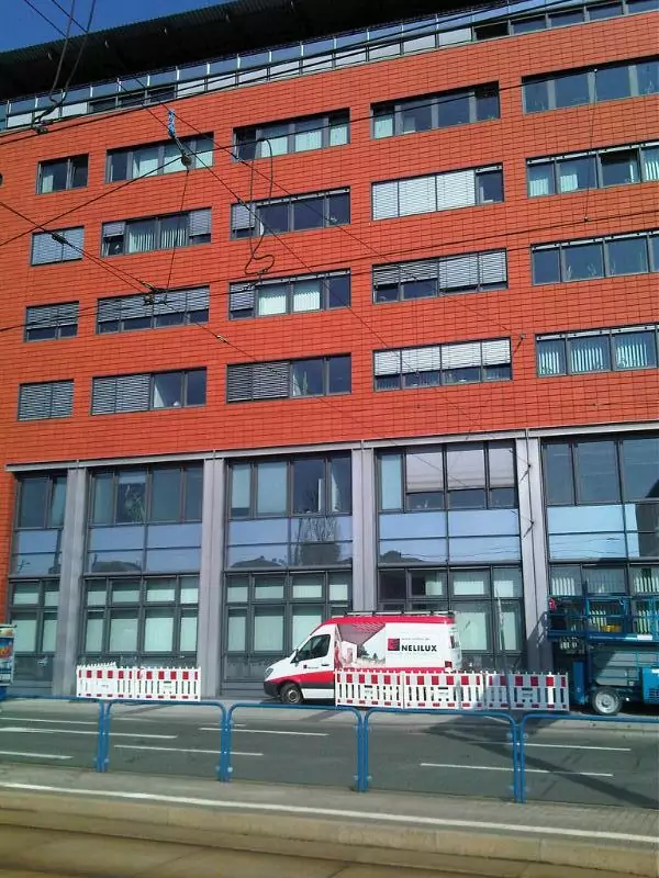 Außenansicht des Gebäudes auf dem Chemnitzer Moritzhof