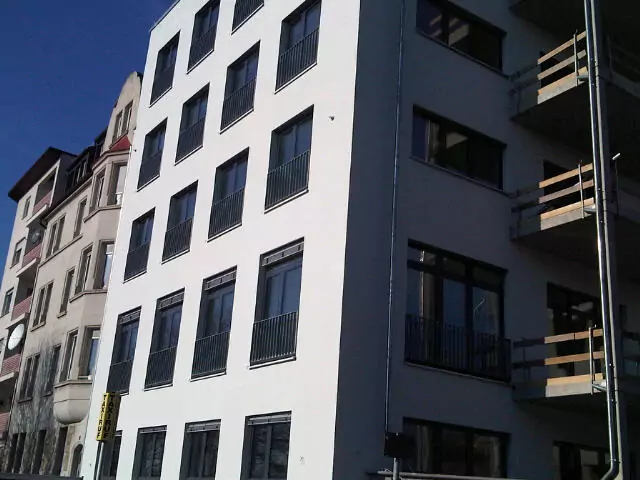 Fassade eines Gebäudes der Ed Züblin AG in Bad Cannstatt