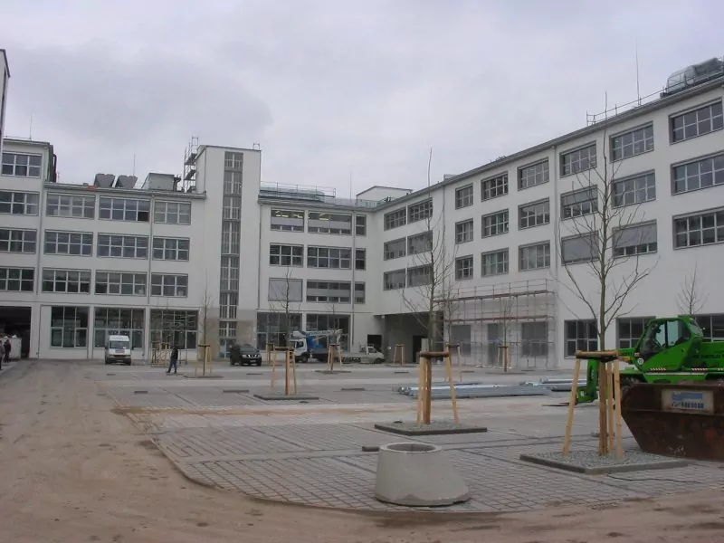 Außenansicht des AEG-Werks von Elektrolux in Nürnberg