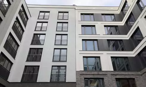 Ansicht der Fassade in der Lützowstraße in Berlin