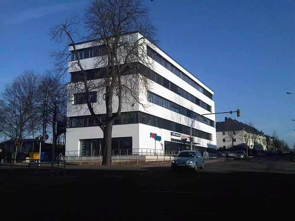 Außenansicht des neuen Ärztehauses in Chemnitz