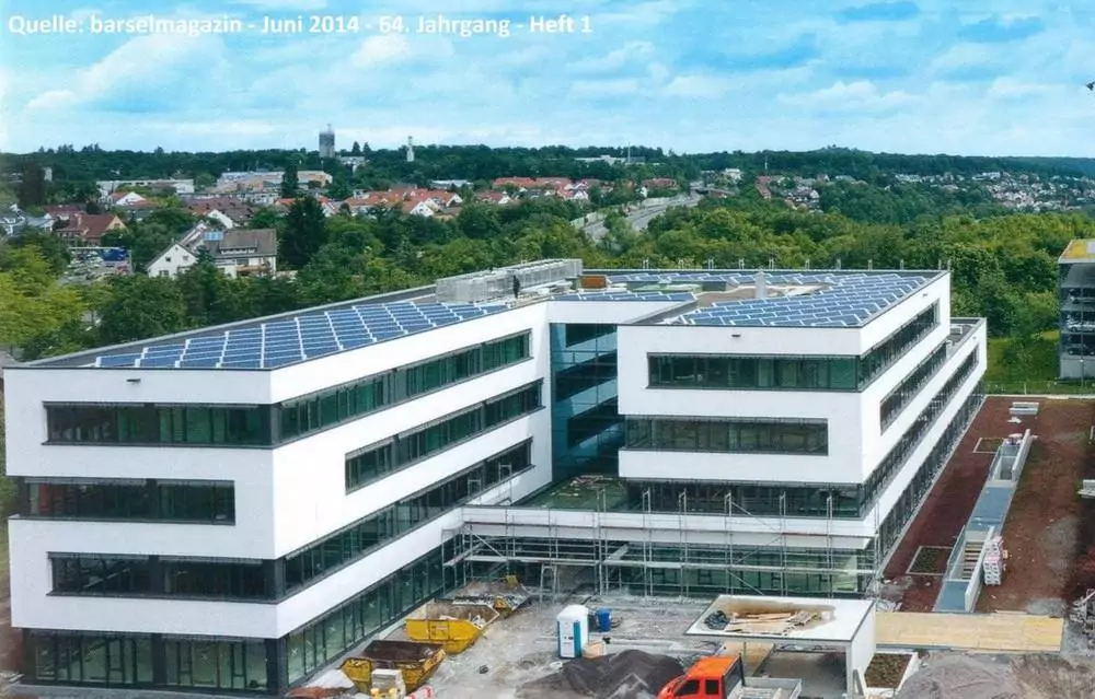 Außenansicht des Bürogebäudes von Step 7.1